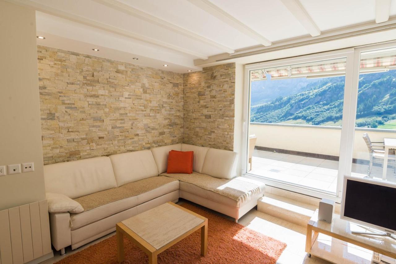 Ferienwohnung Haus Cristal - 1441M Leukerbad Exterior foto