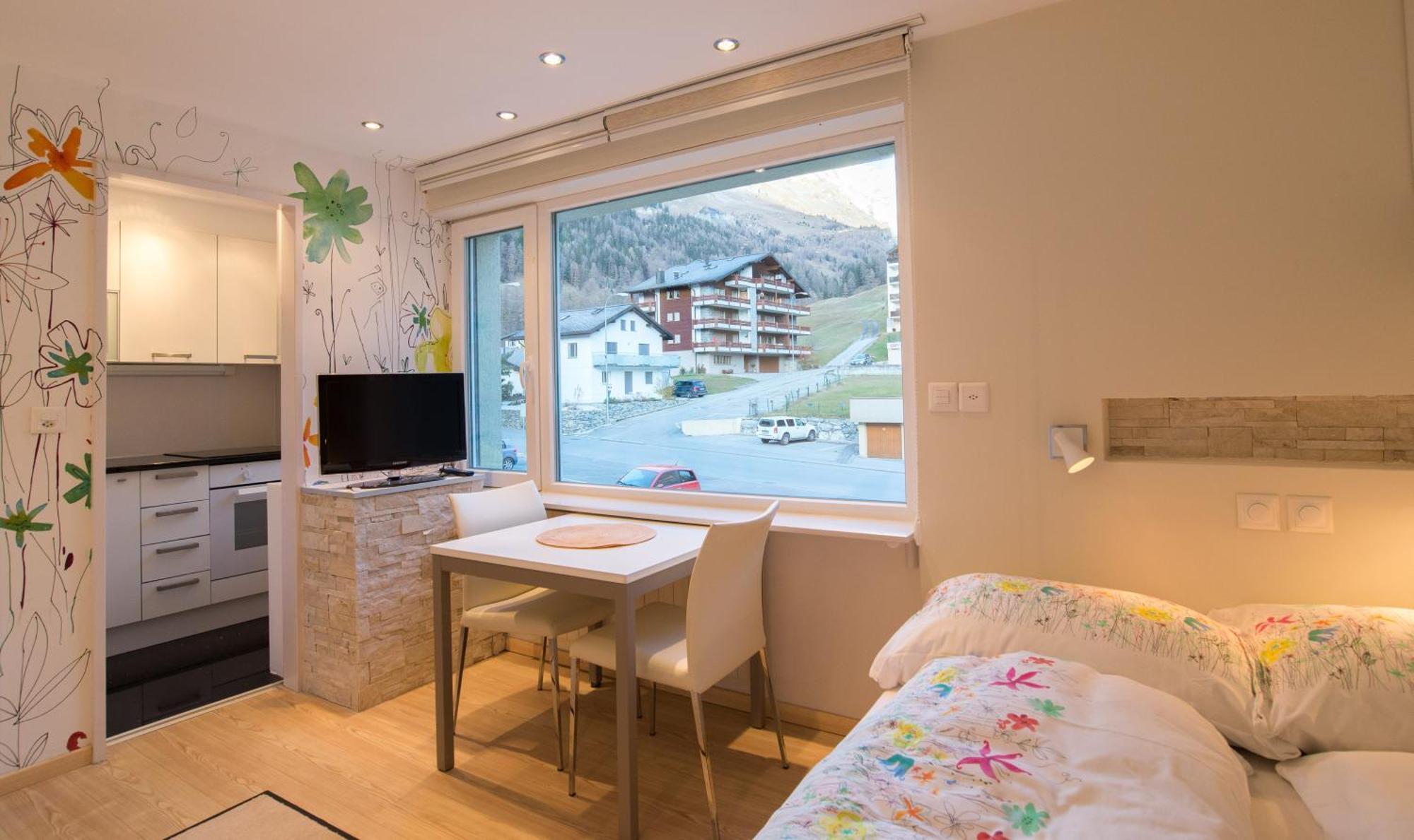 Ferienwohnung Haus Cristal - 1441M Leukerbad Exterior foto